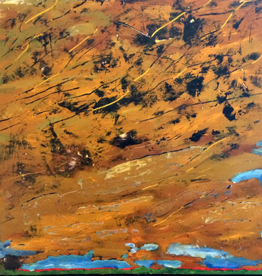 oil painting by Gerald Vaandering, Labrador Sky
