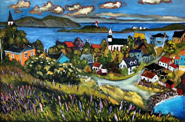 bill Ryan, original painting of Trinity, NL