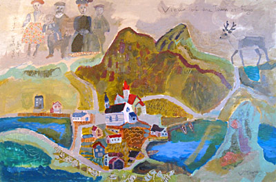 Veselina Tomova View of town of fogo